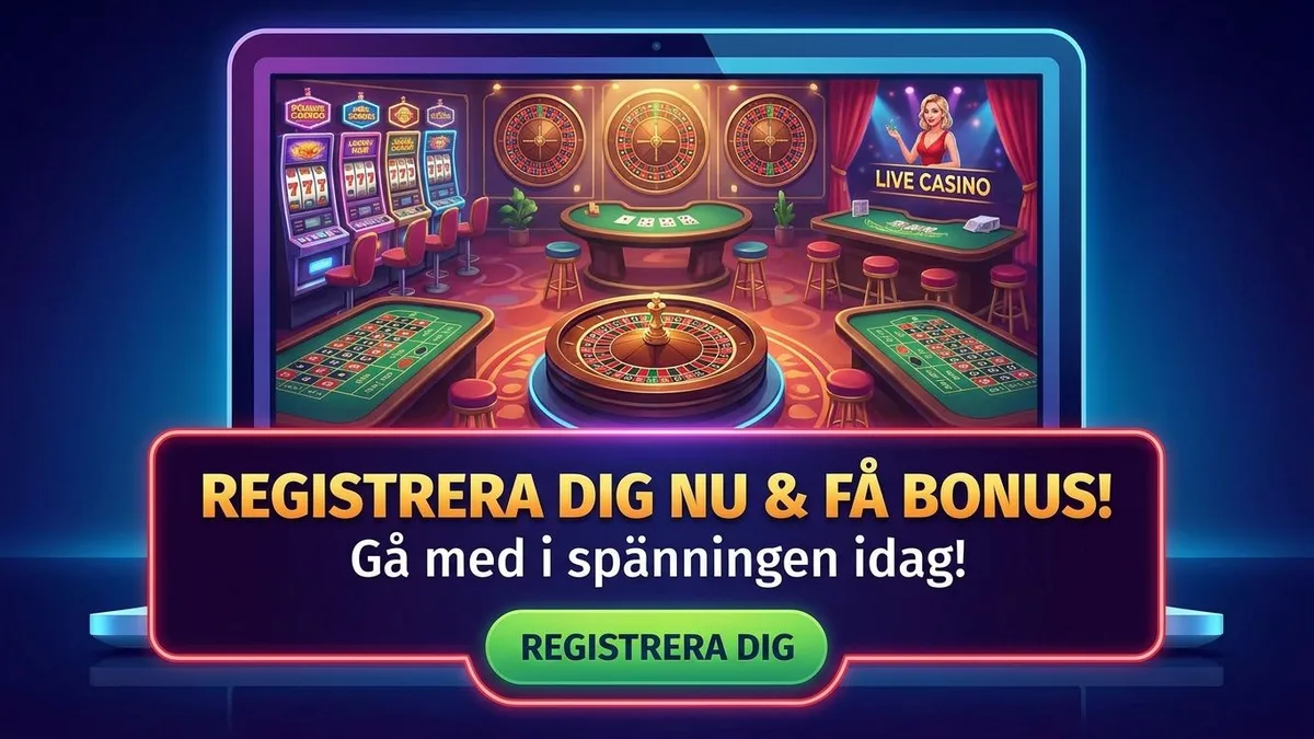 Registrera dig med bonus